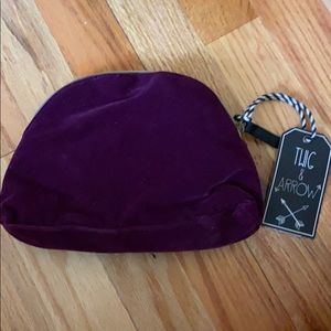 NWT Purple Velvet Bag